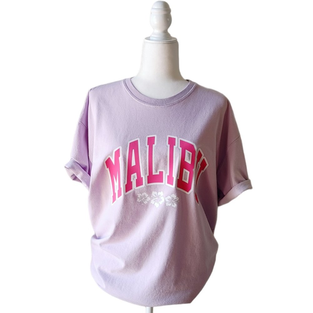 Malibu California Hibiscus T-Shirt - Picture 4 of 9